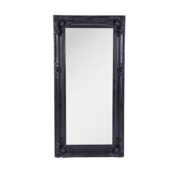 LUX French Provincial Ornate Mirror - Black