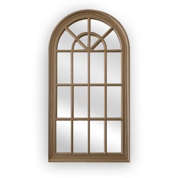 Window Style Mirror - Taupe Arch 70 CM x 130 CM