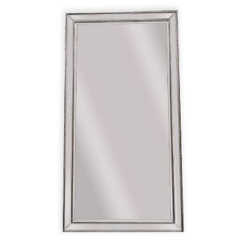 Silver Beaded Framed Mirror - X Large 190cm x 100cm