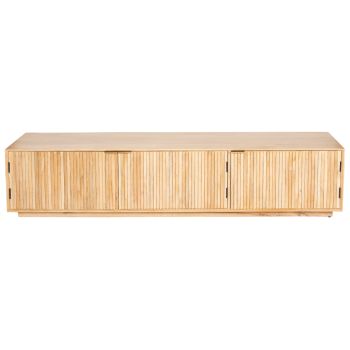 Cyrus ETU Entertainment TV Unit 200cm 3 Door Solid Mango Wood - Natural