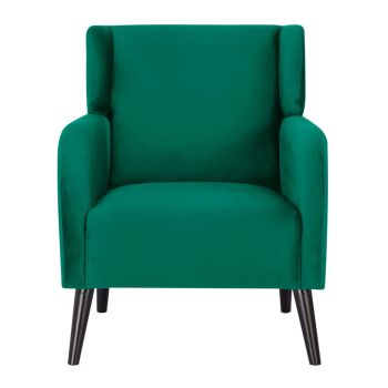 Bianca Accent Sofa Arm Chair Fabric Uplholstered Lounge Couch - Green