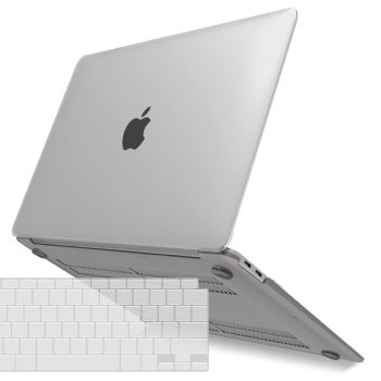 MacBook Air 13 Inch Case 2020 2019 2018, A1932, A2179, A2337 Shell Case Keyboard Cover Clear