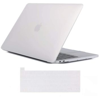 MacBook Pro 13 Inch Case 2016-2023 M1 M2 A2338 A2289 A2251 A2159 Hard Shell Case Keyboard Cover White