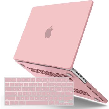 Suitable for  MacBook Pro 16 inch Case 2023 2022 2021 M2 A2780 A2485 M1 Pro/Max Hard Shell Case Keyboard Cover Sold Pink