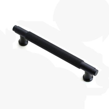 Black Furniture Door Kitchen Cabinet Handle Handles Pull Pulls Cupboard 128mm