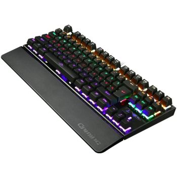 Mechanical Gaming Keyboard Green Switches 87 Keys LED Backlight PC and Laptop