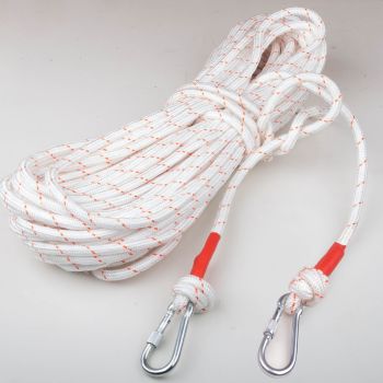 12mm 30m Safety Climbing Rope Nylon Rock Static Outdoor Boat Anchor Marine Rope Dock Lines Rope