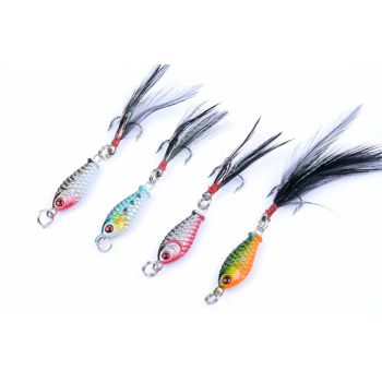 4x 6g Metal Spoon Fishing Hard Lure Spinner Spoon Baits