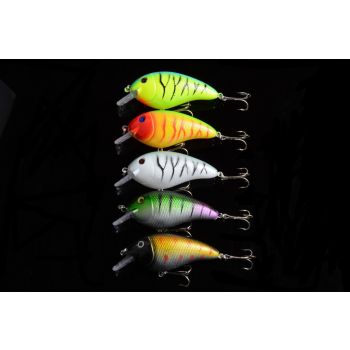 5x 8.5cm Popper Crank Bait Fishing Lure Lures Surface Tackle Saltwater