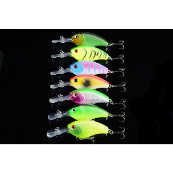 7x 9cm Popper Crank Bait Fishing Lure Lures Surface Tackle Saltwater