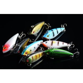 8x 5cm Vib Bait Fishing Lure Lures Hook Tackle Saltwater