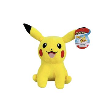 Wicked Cool Toys Pokémon Sitting Plush Pikachu 8"