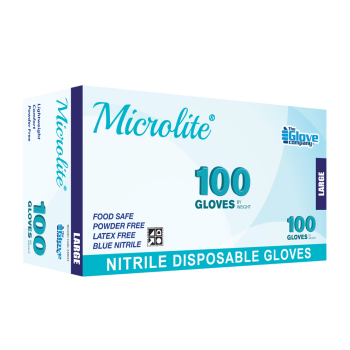 Microlite Nitrile - Disposable Medical Gloves - 100pc Small