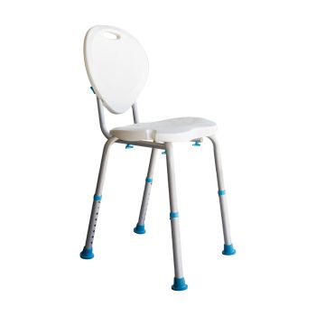 Adjustable Shower Chair With Backrest