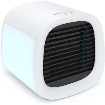 Evapolar evaCHILL - Personal Portable Air Cooler and Humidifier, with USB Connectivity and LED Light, White