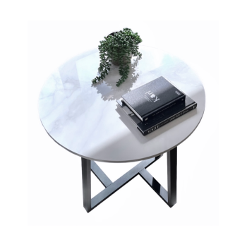 Interior Ave - Sienna Marble Stone Top Side Table