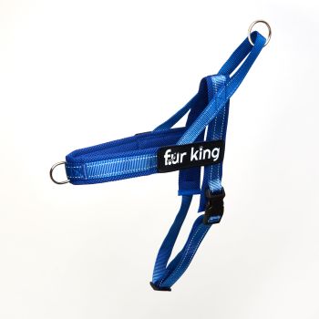 Fur King Signature Quick Fit Harness Small Blue