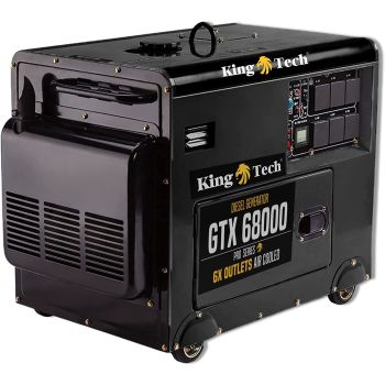 Diesel Generator Single Phase 8.4kw Rated Diesel 6kw 13hp Portable