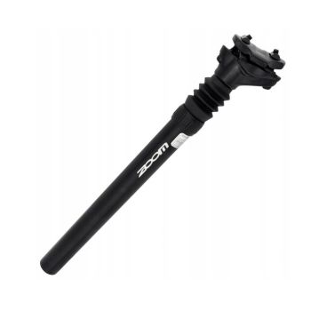 ZOOM Suspension Mountain MTB Road Bike Bicycle Seatpost Seat Shock Absorber Post Black Light Weight Aluminium - 30.9mm