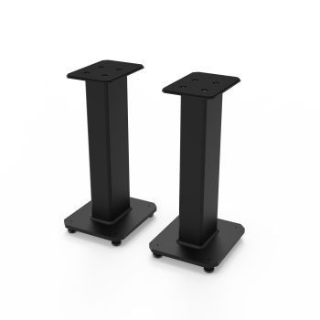 Kanto SX22 22" Tall Fillable Speaker Stands with Isolation Feet - Pair, Black