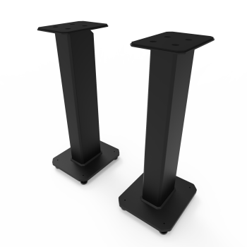 Kanto SX26 26" Tall Fillable Speaker Stands with Isolation Feet - Pair, Black