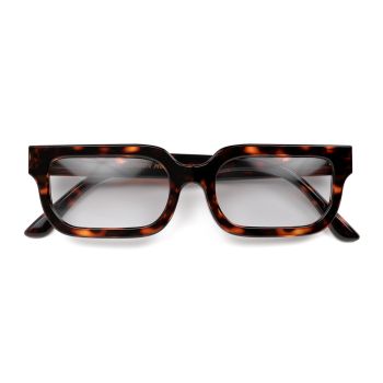 London Mole Icy Blue Blocker Glasses Gloss Tortoise Shell