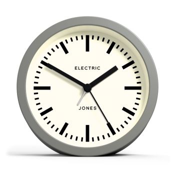 Newgate Jones Eclipse Alarm Clock Grey