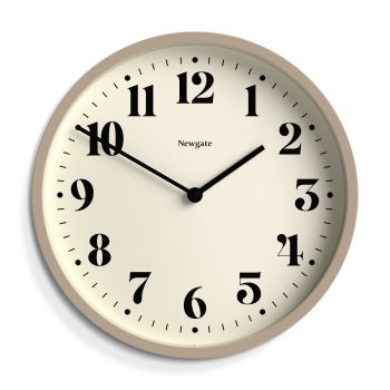 Newgate Number Four Wall Clock Matte Stone