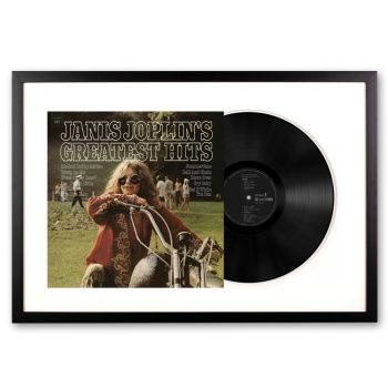 Framed Janis Joplin Janis Joplin's Greatest Hits Vinyl Album Art