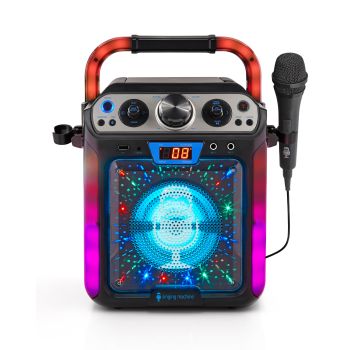 Singing Machine Groove Cube Hype Bluetooth Karaoke Machine