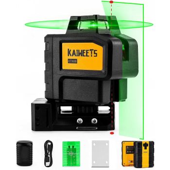 KAIWEETS KT360B Green Laser Level Self Leveling Horizontal Vertical Line Laser Level