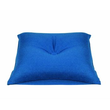 Button Petrol Blue Green Pre Filled Cushion or Chair Pad 40x40cm