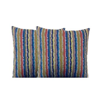 Pack of 2 Dries Multicoloured cushion covers Made In Europe