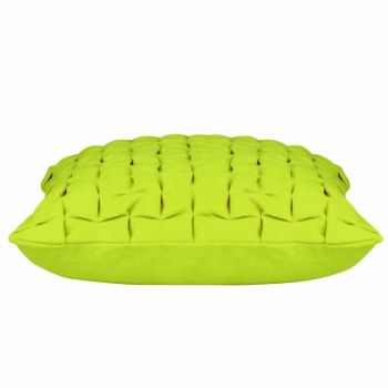 Flux Mustard Yellow 3D Textured Cushion Cover