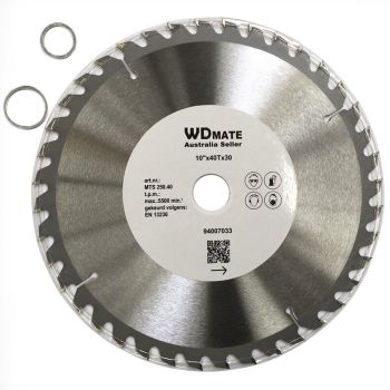 250mm 40T TCT Wood Cutting Circular Saw Blade Disc 1.8 30 /25.4 Wheel Timber ATB