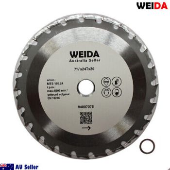 185mm Wood Circular Cutting DiscSaw Blade  7-1/4â€ 24T Bore 30/25.4mm Quality