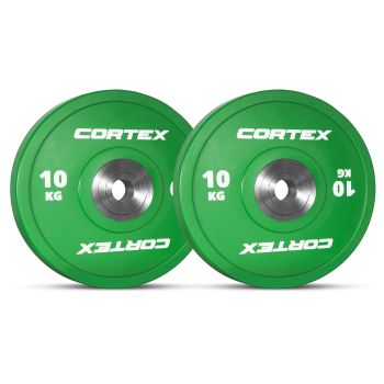 CORTEX 10kg Competition Bumper Plates (Pair)