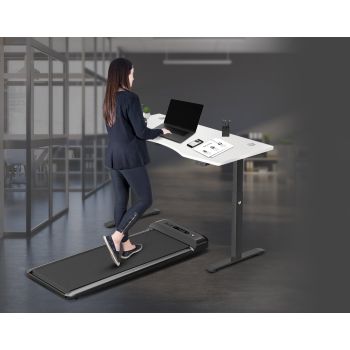 Lifespan Fitness Walkingpad M2 Treadmill with Dual Motor Automatic Standing Desk 150cm in White/Black