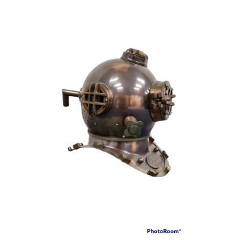 US Navy Mark V Diving Helmet â€“ Dark Antique Finish