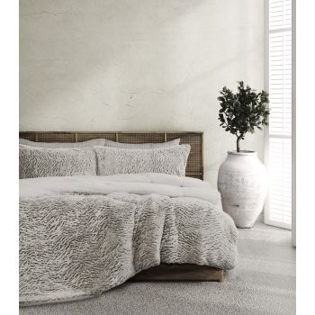 Faux Fur SHERPA 3PCE COMFORTER SET - SINGLE/DOUBLE