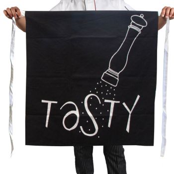 100% Cotton Master Chef Half Apron Heavy Duty Tasty