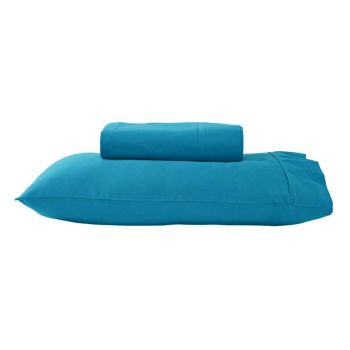 280TC 50% Polyester 50% Cotton Sheet Set Single Peacock