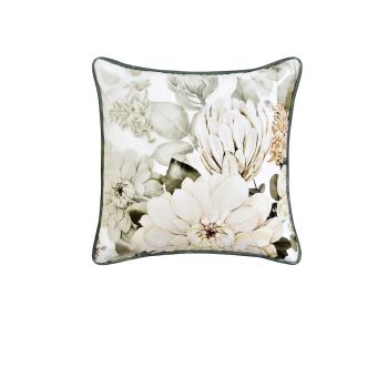 Bianca Giselle Square White Velvet Cushion