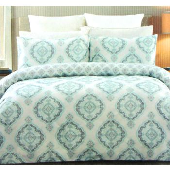 225TC Persia Cotton Rich Easy Care Quilt Cover Set Queen