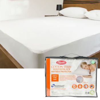 Easyrest Cotton Terry Waterproof Mattress Protector - King Single