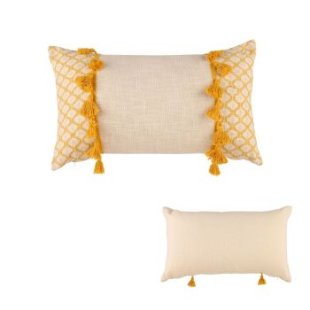 Accessorize Eleni Ochre Rectangular Filled Cushion 30cm x 50cm