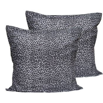 Accessorize 2 Pce LEOPARD European Pillowcase