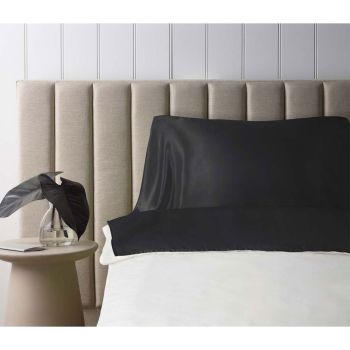 Accessorize Self Tanning Polyester Sheet Protector 145cm x 220cm Black