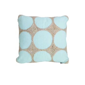 J.Elliot Home Napoleon Illusion Blue Filled Cushion 43 x 43 cm