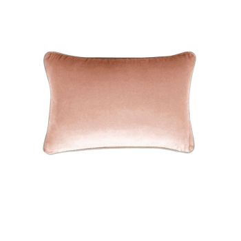 J Elliot Home Gabriel 100% Cotton Oblong Cushion Cover 33 x 48 cm Blush